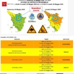 Allerta meteo in Toscana: codice arancione per rischio idraulico e temporali forti