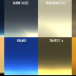I colori del tramonto su Urano e altri mondi: la simulazione della NASA