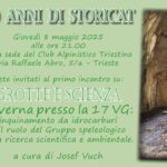 Il Club Alpinistico Triestino celebra 80 anni con un incontro sull’inquinamento da idrocarburi