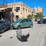 Incidente stradale a Marsala: scontro tra auto all’incrocio di via delle Ninfe e via Mergellina