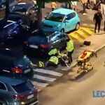 Incidente stradale ad Abbadia Lariana: giovane motociclista coinvolto in uno scontro