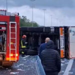 Incidente sul Grande Raccordo Anulare di Roma: Tir ribaltato provoca blocco del traffico