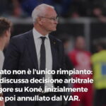 La Roma perde contro l’Atalanta: Ranieri critica l’arbitraggio e il VAR