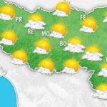 Previsioni meteo per Modena: cieli poco nuvolosi e temperature miti attese domani