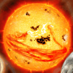Scoperta astronomica: la stella EK Draconis erutta un flusso di gas mai visto prima
