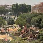 Crollo di una struttura in legno a Roma: nessun ferito, intervento immediato delle autorità