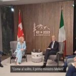 G7: Giorgia Meloni elogia l’organizzazione e rafforza i legami con il Canada