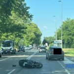 Incidente stradale a Lemignano: scontro tra auto e scooter, ferito il conducente del due ruote