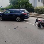 Incidente stradale a Montecchio Maggiore: motociclista ferito in scontro frontale con un’auto