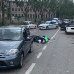 Incidente stradale a Rho: motociclista di 40 anni ferito in collisione con due auto