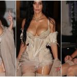 Kim Kardashian in intimo a Venezia: shooting notturno dopo le nozze di Jeff Bezos