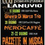 Lanuvio si prepara alla 31esima edizione della Festa della Musica: un evento imperdibile dal 20 al 22 giugno