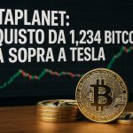 Metaplanet supera Tesla: la Bitcoin Treasury Company giapponese acquista 1.234 Bitcoin