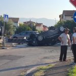 Rallentamenti al traffico in via Galilei ad Agliana per incidente stradale