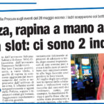 Rapina a mano armata in sala slot a Potenza: due indagati e inchiesta in corso