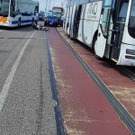 Incidente stradale a Venezia: bus Atvo coinvolto in un sinistro con un motociclista