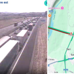Incidente stradale sull’A4: scontro tra camion provoca traffico intenso e feriti