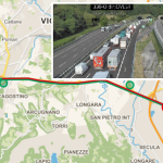 Incidente sull’autostrada A4: camion perde carico tra Vicenza Ovest e Vicenza Est