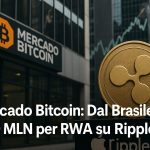 Mercado Bitcoin annuncia la tokenizzazione di 200 milioni di dollari sulla blockchain di Ripple